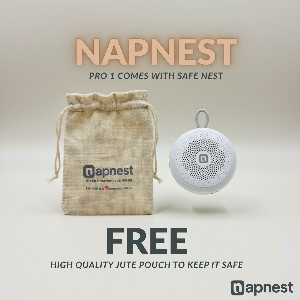 Napnest Pro 1 – Sounds for Deep Sleep & Relaxation | Sleep Naturally | No Pills | No Apps - Just Peace