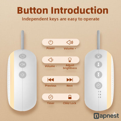 Napnest Pro 1 – Sounds for Deep Sleep & Relaxation | Sleep Naturally | No Pills | No Apps - Just Peace