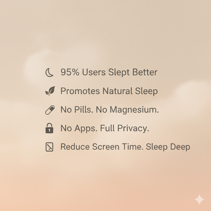 Napnest Pro 1 – Sounds for Deep Sleep & Relaxation | Sleep Naturally | No Pills | No Apps - Just Peace